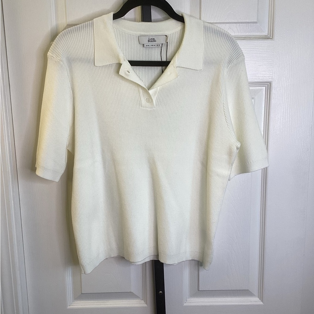 Women's Cream Sweater, size 10, NWT